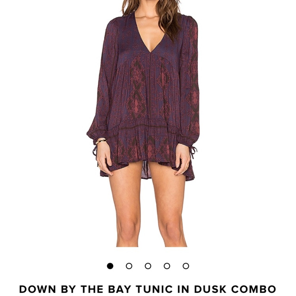 Free People DOWN BY THE BAY TUNIC